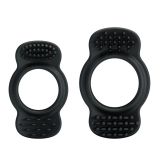Эрекционнные кільця - Ring Set Black, 2 шт.