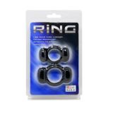 Эрекционнные кільця - Ring Set Black, 2 шт.