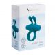 Эрекционное виброкольцо S Pleasures Premium Rabbit Ring бирюзовое, со съемной вибропулей и ушками Эрекционное виброкольцо S Pleasures Premium Rabbit Ring бирюзовое, со съемной вибропулей и ушками