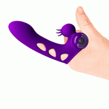 Насадка на палець - Pretty Love Orlando Honey Finger Vibrator Purple
