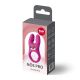 Ерекційне віброкільце з подвійною стимуляцією клітора Fun Factory NŌS PRO Magenta, 2 мотори