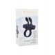 Эрекционное виброкольцо S Pleasures Premium Rabbit Ring, черное, со съемной вибропулей и ушками