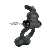 Ерекційне кільце - Pretty Love Vibrant Penis Ring Yusuf Black