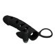Насадка на член - Pretty Love Penis Sleeve With Ball Strap 5.98" Black Насадка на член - Pretty Love Penis Sleeve With Ball Strap 5.98" Black