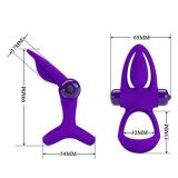 Ерекційне кільце - Pretty Love Vibration Cock Ring Purple