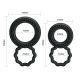 Ерекційні кільця - Ring Set Double - Ring Black, 2 шт.