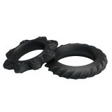 Ерекційні кільця - Ring Flowering Rings Black, 2 шт.