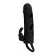 Насадка на член - Pretty Love Penis Sleeve With Ball Strap 5.5" Black