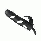 Насадка на член - Pretty Love Penis Sleeve With Ball Strap 5.5" Black