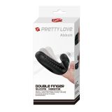 Насадка на палець - Pretty Love Abbott Finger Vibrator Black