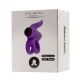 Ерекційне віброкільце Adrien Lastic Bullet Lastic Ring з язичком і щіточкою для стимуляції клітора