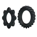 Ерекційні кільця - Ring Flowering Rings Black, 2 шт.