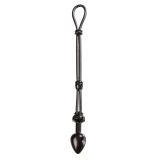 Ерекційне кільце з пробкою - MALESATION Cock - Grip mit Alu - Plug klein