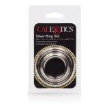 Набір кілець Silver Ring - 3 Piece Set Набір кілець Silver Ring - 3 Piece Set