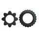 Ерекційні кільця - Ring Flowering Rings Black, 2 шт.