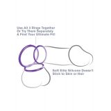 Ерекційні кільця - Fantasy C - Ringz Silicone 3 - Ring Stamina Set