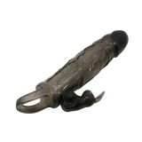 Насадка на член - Brave Man Vibrating Penis Sleeve 5,91" Black