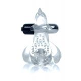 Ерекційне кільце - Dolphin Vibro CockRing Clear Ерекційне кільце - Dolphin Vibro CockRing Clear