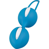 Вагінальні кульки SMARTBALLS DUO від Fun Factory, біло-бірюзовий