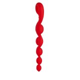 Анальная цепочка BENDYBEADS от Fun Factory, красный