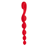 Анальная цепочка BENDYBEADS от Fun Factory, красный