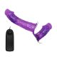 Страпон - Ultra Passionate Harness Dual Vibration purple