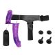 Страпон - Ultra Passionate Harness Dual Vibration purple