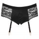 Трусики для страпону - 2493608 Bad Kitty Suspender Panty, black