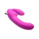 Royal Rider Vibrating Silicone Strapless Strap On Dildo - страпон, 21.5х3.8 см
