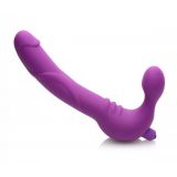 Royal Revolver Vibrating Strapless Silicone Strap On Dildo - страпон, 24.7х3.8 см