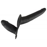 Страпон - Double Strap On Black Silicone
