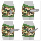 Трусики для страпону - Ingen Camo Strap-On Shorts (на талію 84-94 см)