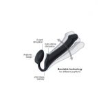 Безремінний страпон Strap-On-Me Violet M, повністю регульований, діаметр 3,3см