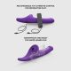 Вибронасадка для страпона с вакуумной стимуляцией Strap-On-Me Multi Orgasm Dildo S Purple