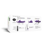 Вибронасадка для страпона с вакуумной стимуляцией Strap-On-Me Multi Orgasm Dildo S Purple