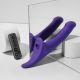 Вибронасадка для страпона с вакуумной стимуляцией Strap-On-Me Multi Orgasm Dildo S Purple