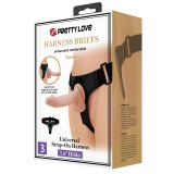 Страпон - Pretty Love Harness Briefs Kewin 7.2"