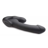Evoke Rechargeable Vibrating Silicone Strapless Strap On - страпон 24.7х4 см