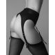 Трусы для страпона с подвязками для чулок Strap-On-Me REBEL HARNESS - XS