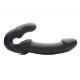 Evoke Rechargeable Vibrating Silicone Strapless Strap On - страпон 24.7х4 см