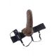 Порожнистий страпон "Ff Vibr Hollow Strap On Flesh"