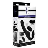 U - Strap - Pro Rider 9X Strapless Strap On - безремневой страпон з вібрацією, 21.5x2.5 см