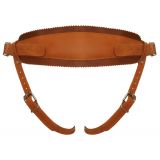 Трусики для страпону - Zado Leather StrapOn Natural