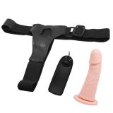 Страпон - Ultra Passionate Harness Vibrating, 15 см