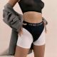 Трусики-бразиліана з фіксацією дилдо Strap-On-Me Harness Lingerie Idole – L – Black, високі