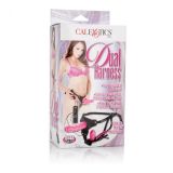 CalExotics Dual Harness страпон з 2 вібростимуляторами
