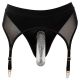 Трусики для страпону - 2493578 Bad Kitty Suspender Thong, black