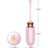 Віброяйце - Vibrating Silicone Love Egg Pink, USB, 10 Function, Heating, Voice Control Віброяйце - Vibrating Silicone Love Egg Pink, USB, 10 Function, Heating, Voice Control