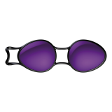 Вагінальні кульки - Joyballs secret, violet/black