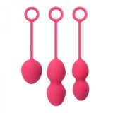 Svakom Nova Kegel - вагинальные шарики со смещенным центром тяжести, 3 шт. (красный)